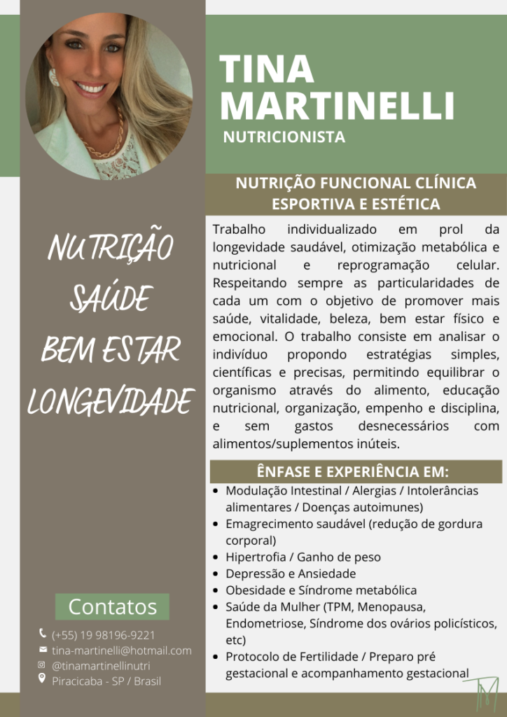 Nutricionista Tina Martinelli